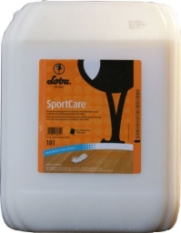 LOBA SportCare 10 L środek do pielęgnacji podłóg lakierowanych sportowych, PCW oraz linoleum. Antypoślizgowy