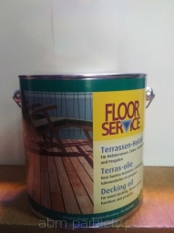 Overmat Floorservice Terrassen-Holzöl - 2,5l olej zewnętrzny do tarasów
